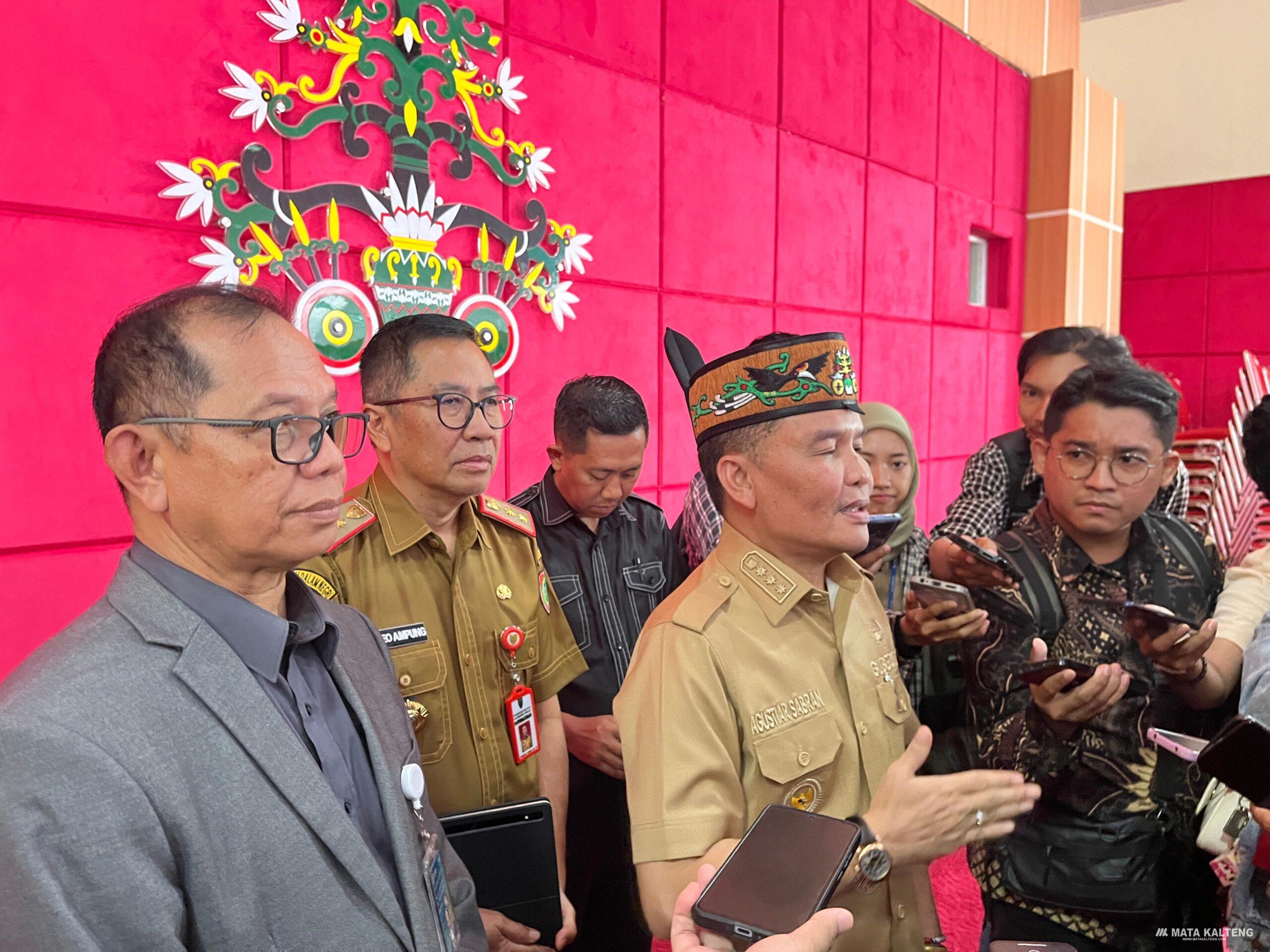 Gubernur Kalteng Agustiar Sabran Pastikan Akan Ada Reshuffle Pejabat