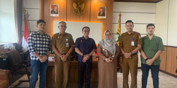 Foto: IST/MATA KALTENG - Pemkab Kotim saat terima kunjungan Kepala BIN Provinsi Kalteng.