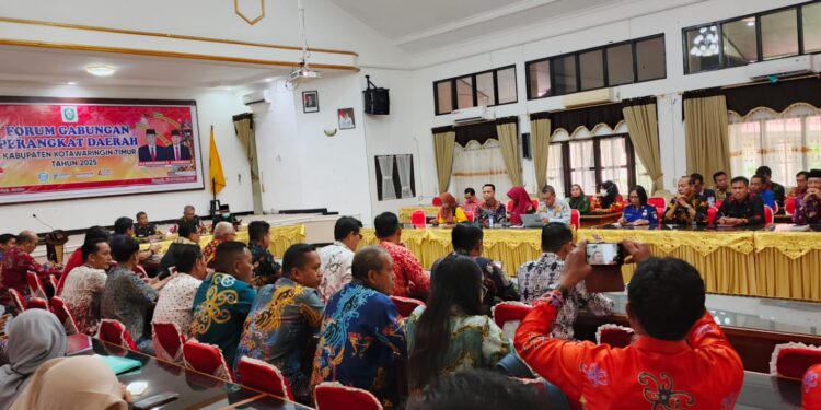 Foto: IST/MATA KALTENG - Forum gabungan perangkat daerah kabupaten Kotim tahun 2025.