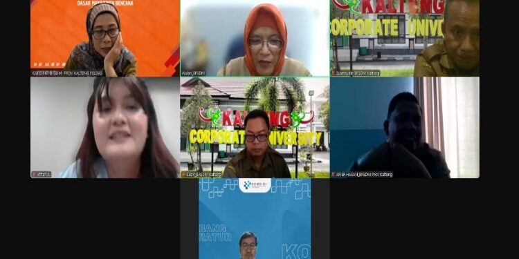 FOTO: IST/MATAKALTENG - Pembahasan Draf Dokumen Nota Kesepakatan (NK) antara Badan Pengembangan Sumber Daya Manusia (BPSDM) Kementerian Komunikasi dan Digital Republik Indonesia (Komdigi) dan Badan Pengembangan Sumber Daya Manusia (BPSDM) Provinsi Kalimantan Tengah.