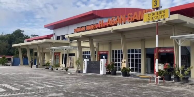 Foto: IST/MATA KALTENG - Bandara H Asan Sampit.