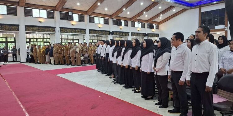 Foto:DOK/MATA KALTENG - CPNS dan PPPK di Kotim yang dinyatakan lolos tes.