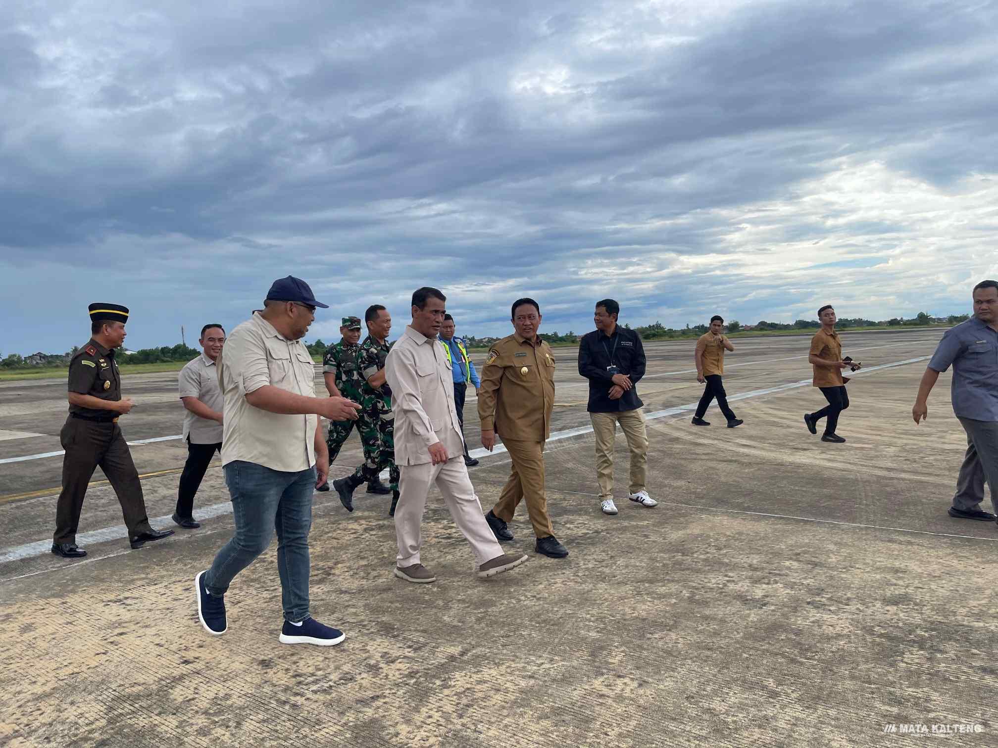 Menteri Pertanian RI Andi Amran Sulaiman Tiba di Kalteng untuk Akselerasi Produksi Pangan