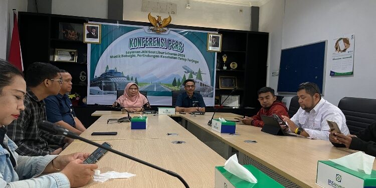 FOTO: IST/MATAKALTENG - Konferensi pers Layanan JKN saat libur lebaran 2025.
