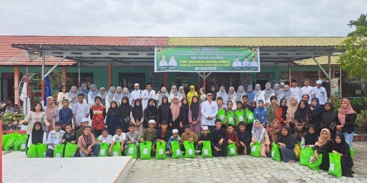 Foto: DIAN/MATA KALTENG - Kegiatan P5 di SMPN 4 Sampit, 20 Maret 2025.