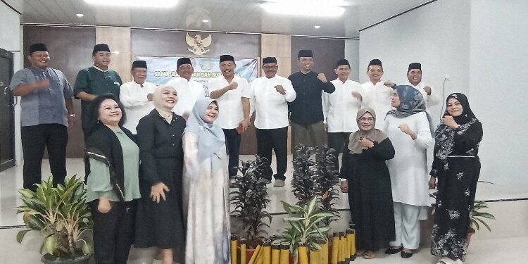 FOTO: IST/MATAKALTENG - Bupati Barsel H Eddy Raya beserta jajaran unsur Forkopimda serta OPD lingkup Pemkab Barsel.
