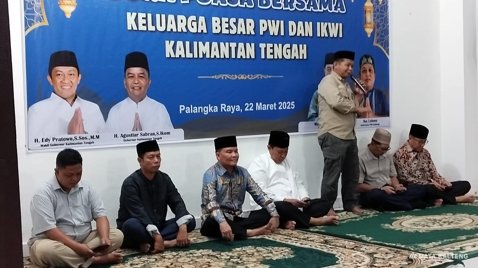 Gubernur dan Wakil Gubernur Kalteng Hadiri Buka Puasa Bersama PWI dan IKWI Kalteng
