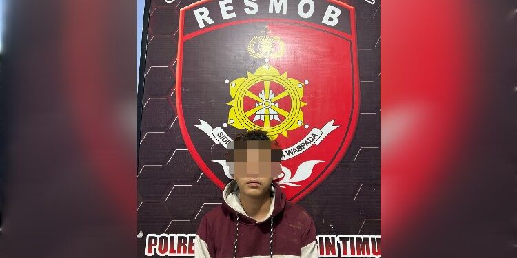 FOTO: IST/MATAKALTENG - Pelaku Curanmor yang berhasil diringkus tim macan mentaya Polres Kotim.