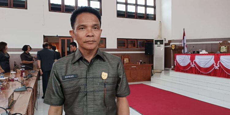 FOTO: MATAKALTENG - Wakil Ketua II DPRD Kabupaten Gumas Espriadi.