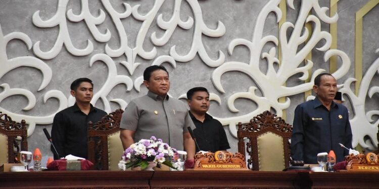 FOTO: IST/MATAKALTENG - Wagub Kalteng Hadiri Rapur DPRD Pembentukan Pansus LKPJ 2024.