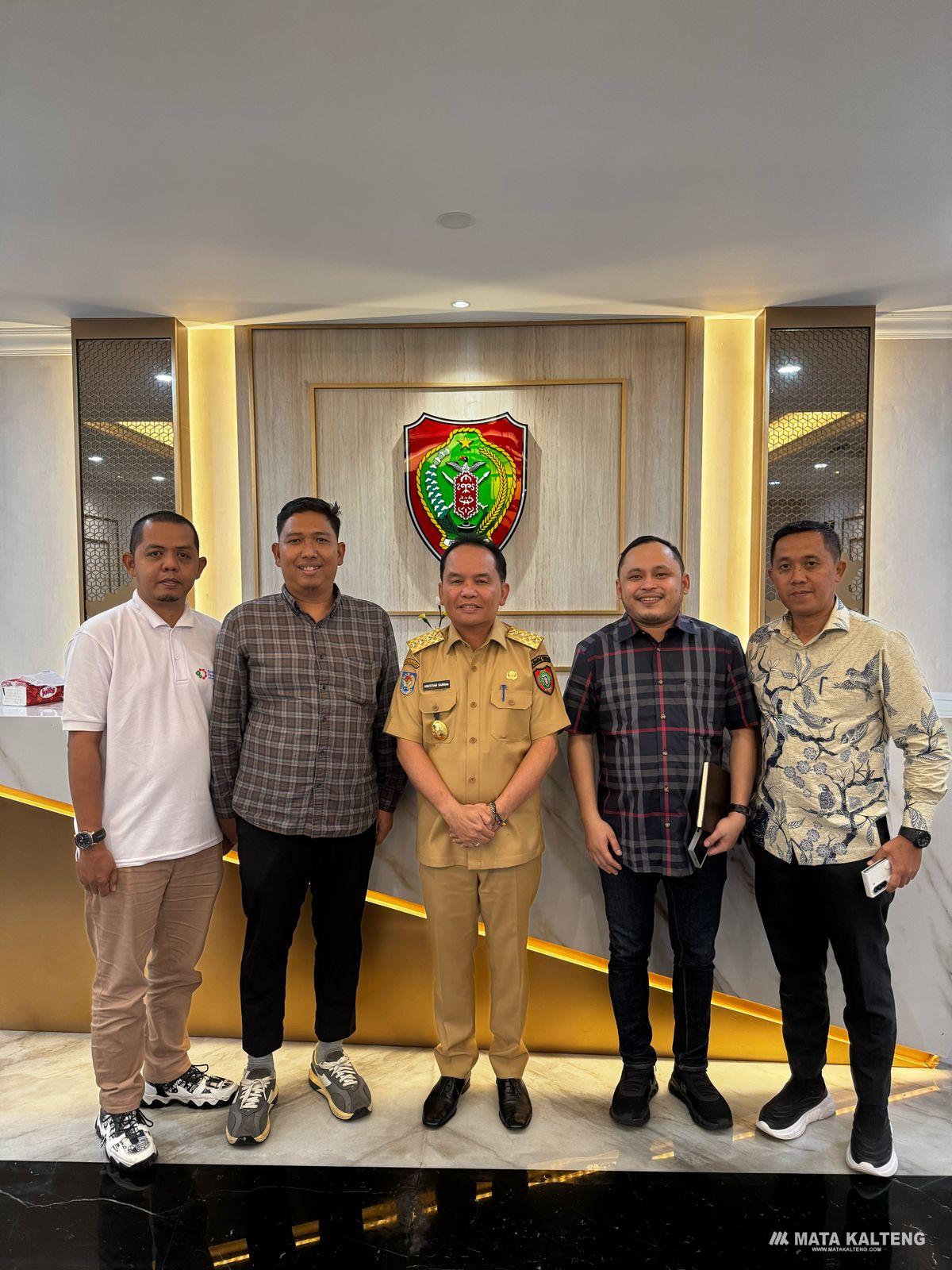 KNPI Kalteng Audiensi dengan Gubernur, Bahas Kesiapan Jadi Tuan Rumah Rapimpurnas DPP KNPI 2025