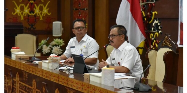FOTO: IST/MATAALTENG - Rapat persiapan HUT Kalteng.