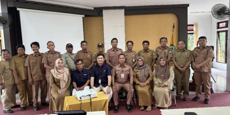 Foto: IST/MATA KALTENG - FGD Peningkatan Kepesertaan Ekosistem Desa dan Kelurahan Mentawa Baru Ketapang, 23 April 2025.