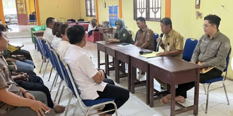 Foto: IST/MATA KALTENG - Proses seleksi perangkat desa Bawan, Kecamatan Mentaya Hulu, Kotim.