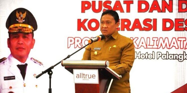 FOTO: IST/MATAKALTENG - Wakil Gubernur, Kalteng H Edy Pratowo buka Rapat Koordinasi Daerah, Pusat dan Daerah Koperasi Desa/Kelurahan Merah Putih Kalteng Tahun 2025.