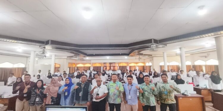 FOTO: IST/MATA KALTENG - Seleksi kompetensi Pegawai Pemerintah dengan Perjanjian Kerja tahap 2 formasi tahun 2024 di Kotim, Sabtu 3 Mei 2025.