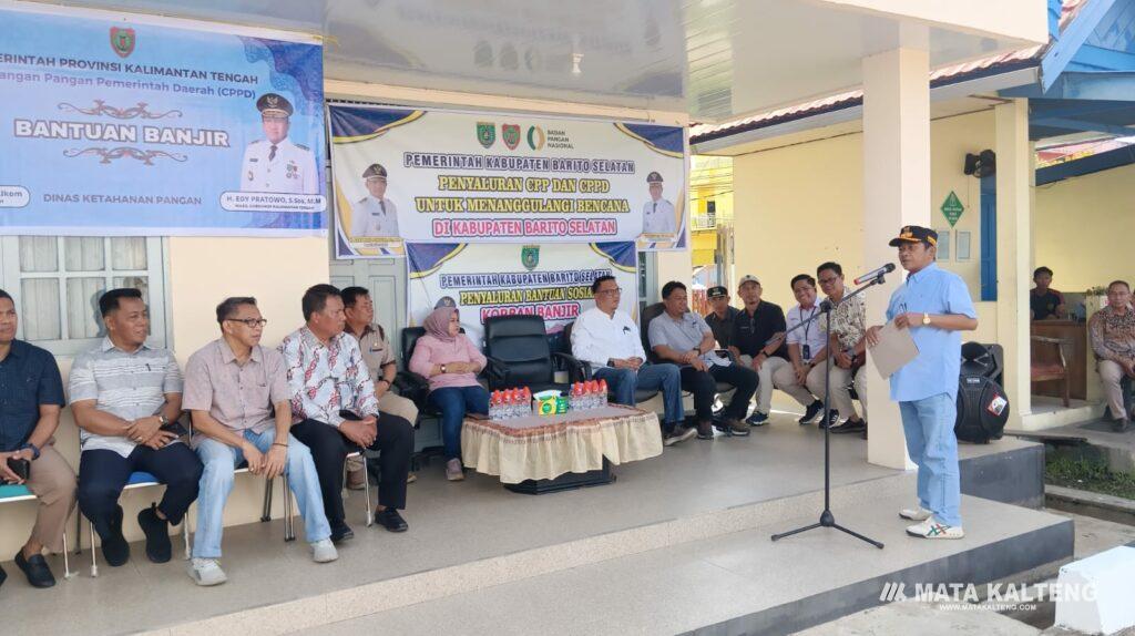 Wakil Bupati Barsel Berangkatkan 29.945 Paket Sembako Bagi Warga Terdampak Banjir