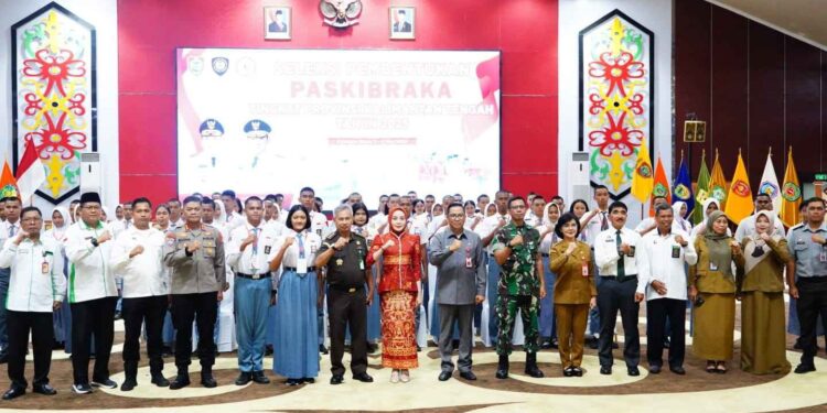 FOTO: IST/MATAKALTENG - Seleksi Calon Pasukan Pengibar Bendera Pusaka (Paskibraka) Provinsi Kalimantan Tengah Tahun 2025.