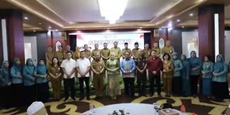 Foto: IST/MATA KALTENG - Rapat Koordinasi (Rakor) Pengembangan dan Pembinaan Kota/Kabupaten Tanggap Ancaman Narkoba di Aula Jayang Tingang, Kantor Gubernur Kalimantan Tengah, 6 Mei 2025.