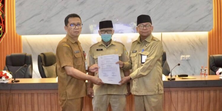 Foto: IST/MATA KALTENG - Pisah Sambut Kepala Diskominfo Kotim belum lama ini.