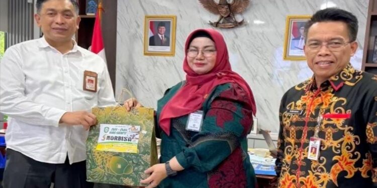 FOTO: IST/MATA KALTENG - Kunjungan wakil bupati Kotim Irawati ke Kementerian Sosial Republik Indonesia (Kemensos RI) yang disambut oleh Sekretaris Jenderal Kemensos RI, Robben Rico, dan Wakil Sekretaris Jenderal, Herman.