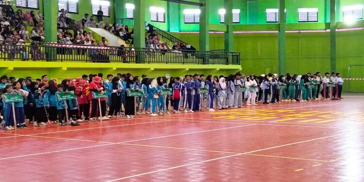 FOTO: IST/MATA KALTENG - Lomba marching band Smansa, Minggu 11 Mei 2025.