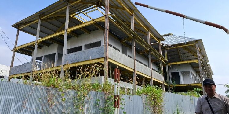 FOTO: DIAN/MATA KALTENG - Pasar mangkikit Sampit.