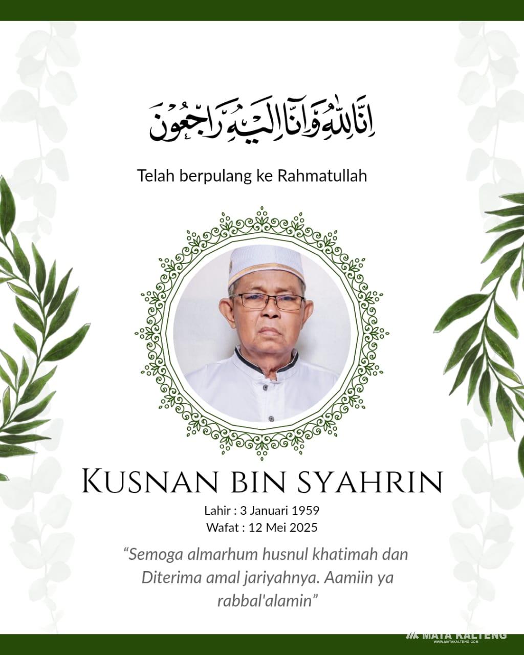 Keberangkatan Haji Kotim Diwarnai Duka, Kusnan Syahrin Tutup Usia Sehari Sebelum Pelepasan