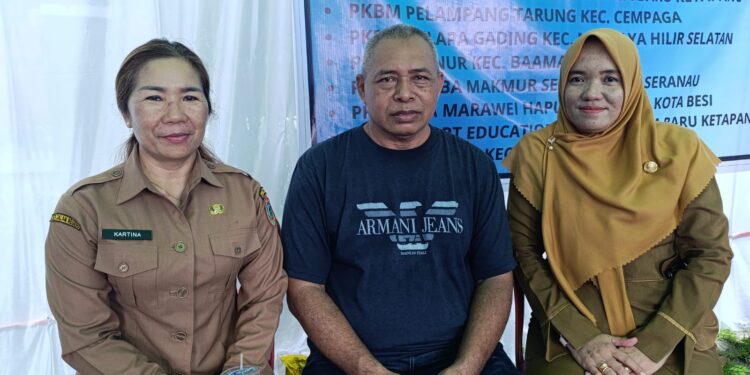 Foto:IST/MATA KALTENG - PKBM Eka Bahurui yang mengikuti expo education.