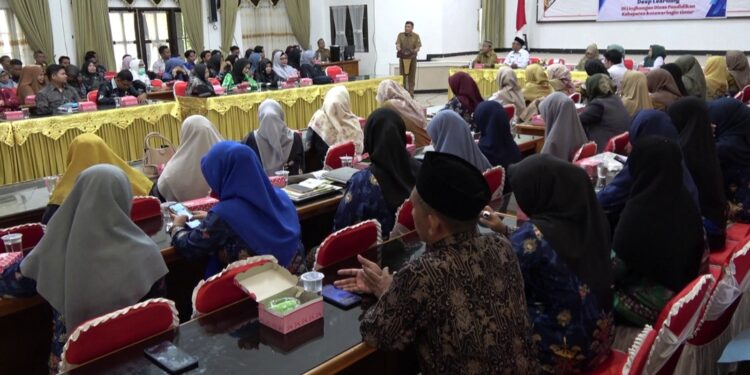 Foto:DIAN/MATA KALTENG - Peningkatan kompetensi guru PAI Kotim oleh Dinas Pendidikan.