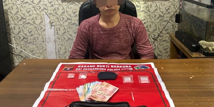 FOTO: IST/MATAKALTENG - H saat diamankan di Mapolres Kotim.