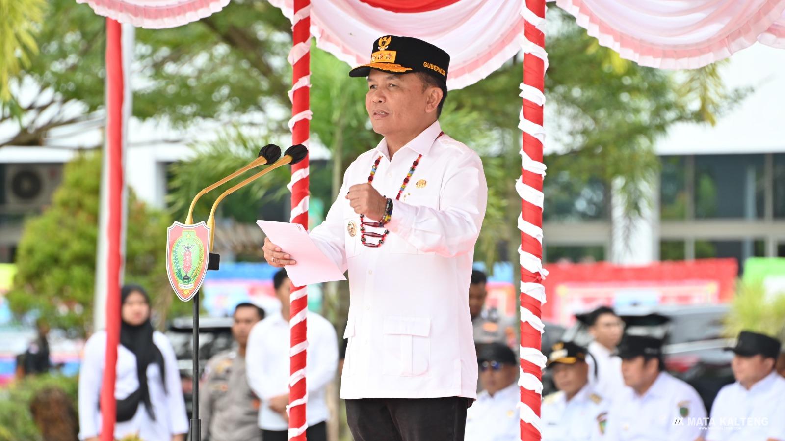 Pimpin Apel Kesiapsiagaan Karhutla 2025, Ini Harapan Gubernur Kalteng