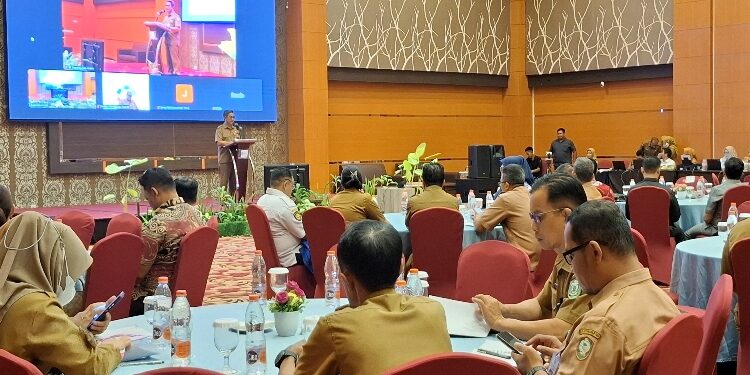 FOTO: DIAN/MATA KALTENG - Rapat koordinasi pembahasan retribusi dan pajak daerah kabupaten Kotim beberapa waktu lalu.