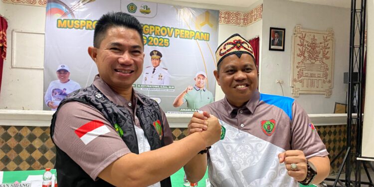 FOTO : IST/MATAKALTENG - Agustan Saining Ketua Umum terpilih Pengprov PERPANI Kalimantan Tengah, usai Musyawarah Provinsi Luar Biasa (Musprovlub) Pengurus Provinsi Persatuan Panahan Indonesia (PERPANI) Kalimantan Tengah, Sabtu 31 Mei 2025.