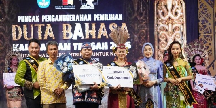 FOTO: IST/MATAKALTENG - Pemilihan Duta Bahasa Provinsi Kalteng Tahun 2025.