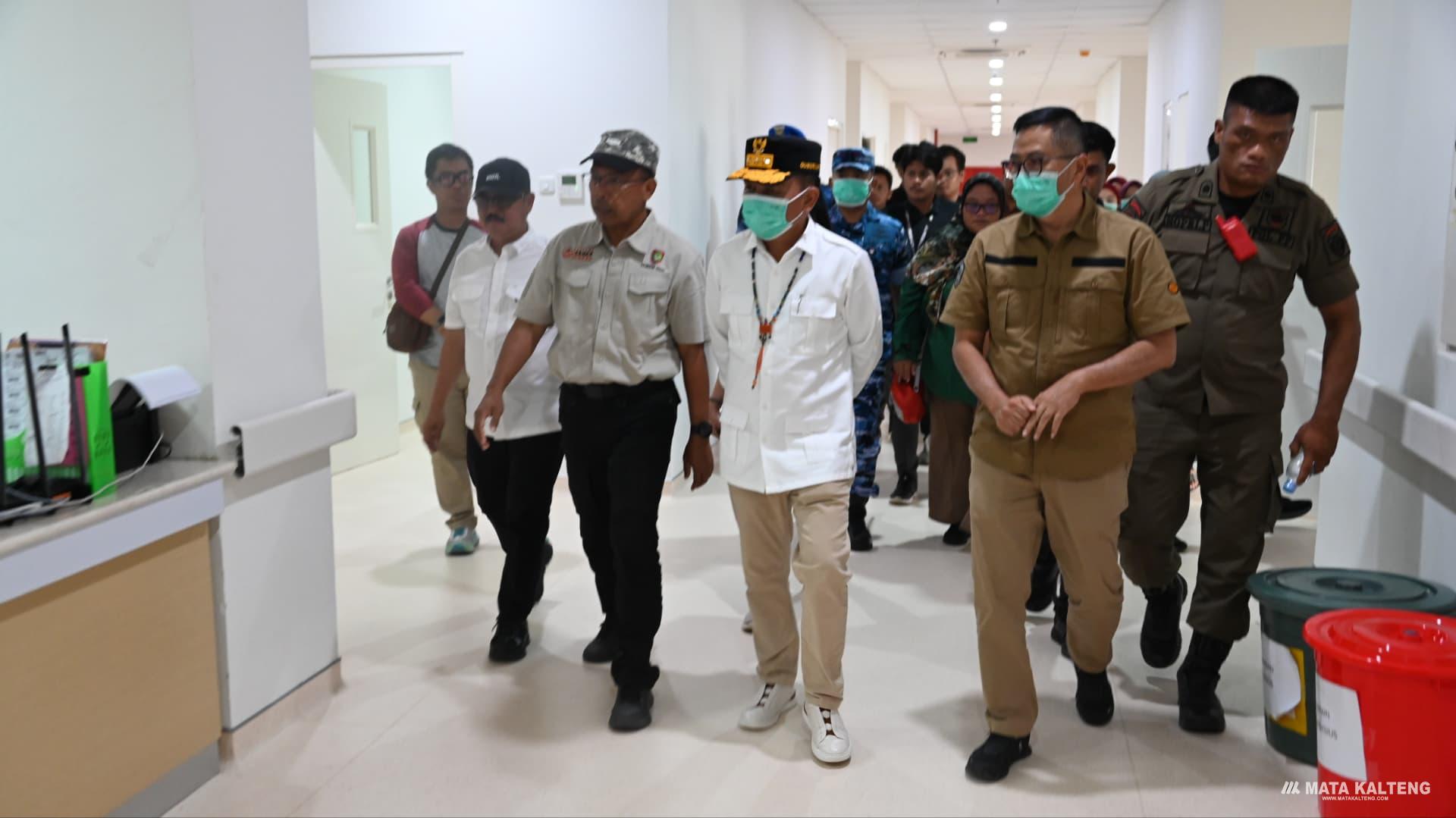 Tinjau RSUD Hanau, Gubernur Kalteng Pastikan Pelayanan Kesehatan Berkualitas