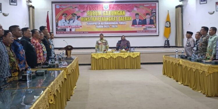 FOTO: IST/MATA KALTENG - Forum Gabungan Perangkat Daerah dalam rangka pembahasan Rancangan Awal Rencana Strategis (Renstra) Perangkat Daerah Tahun 2025–2029, Jumat 13 Juni 2025.