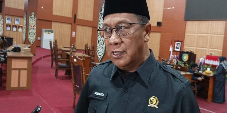 Ketua DPRD Kota Palangka Raya, Subandi.