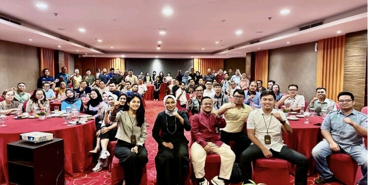 FOTO: IST/MATA KALTENG - Kegiatan sosialisasi terkait Bantuan Subsidi Upah (BSU) kepada perusahaan.
