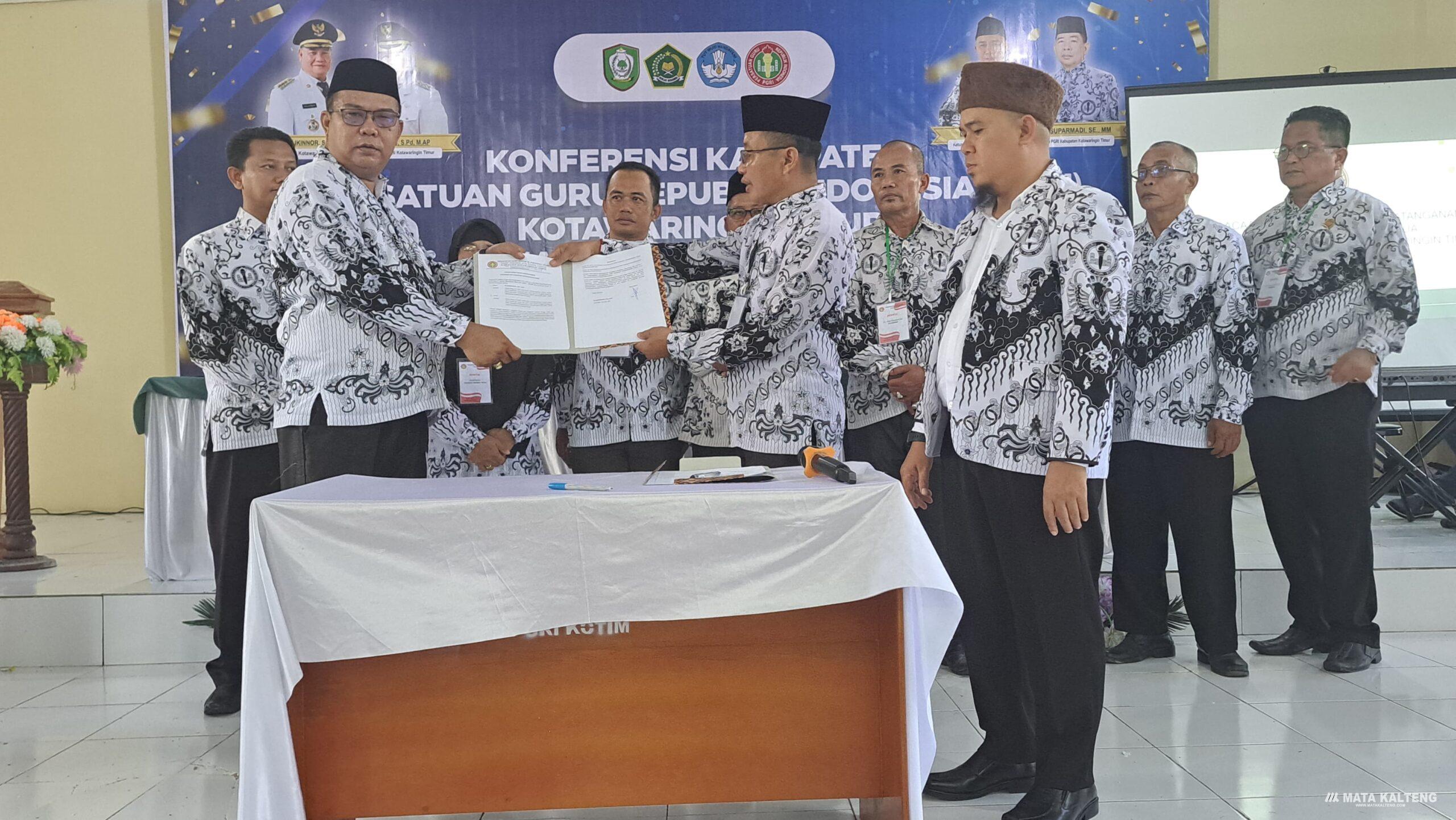 Mahbub Pimpin PGRI Kotim 2025–2030, Fokus Konsolidasi dan Peningkatan Mutu Guru