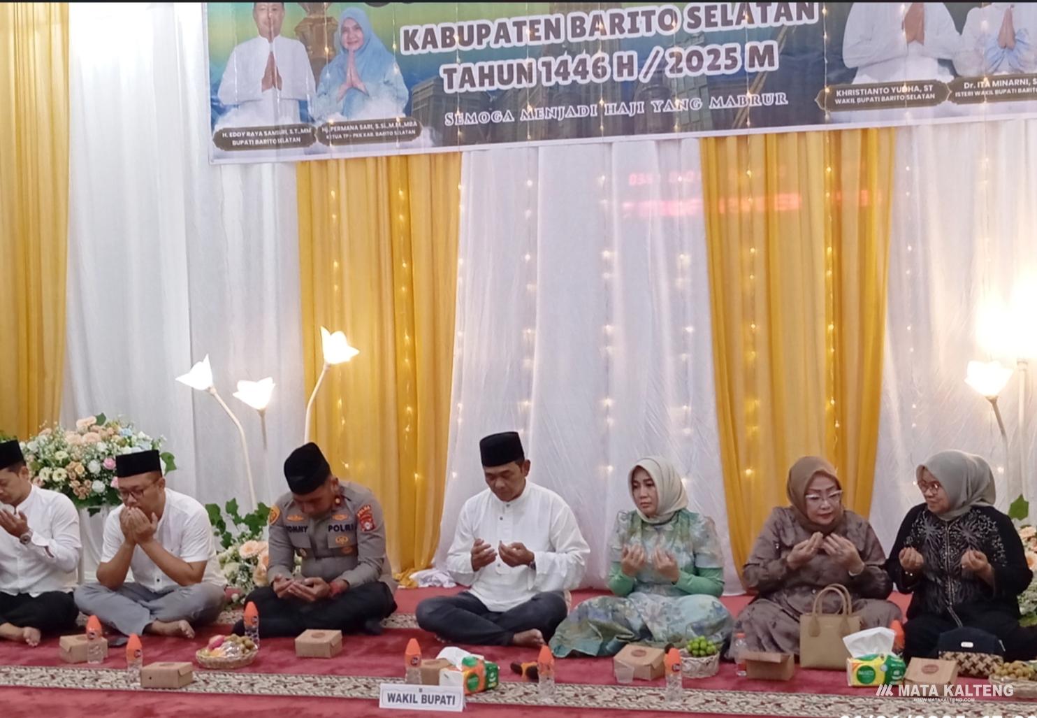 Wakil Bupati Barsel Sambut Kedatangan Jemaah Haji