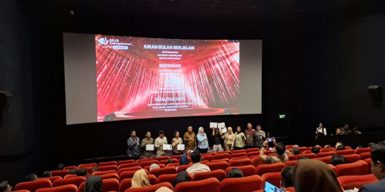 Foto:DIAN/MATA KALTENG - Sosialisasi dan Literasi BPJS Ketenagakerjaan Peningkatan Engagement dan Perlindungan Pekerja, 26 Juni 2025.
