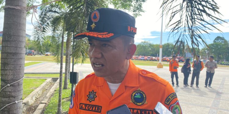 FOTO : IST/MATAKALTENG - Kepala Pelaksana Badan Penanggulangan Bencana dan Kebakaran (BPBK) Kalimantan Tengah, Ahmad Toyib usai mengikuti Apel Kesiapsiagaan Pengendalian dan Penanggulangan Kebakaran Hutan dan Lahan (Karhutla) Tingkat Provinsi Kalteng.