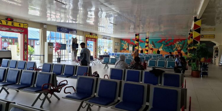 Foto:DIAN/MATA KALTENG - Suasana Bandara H Asan Sampit.