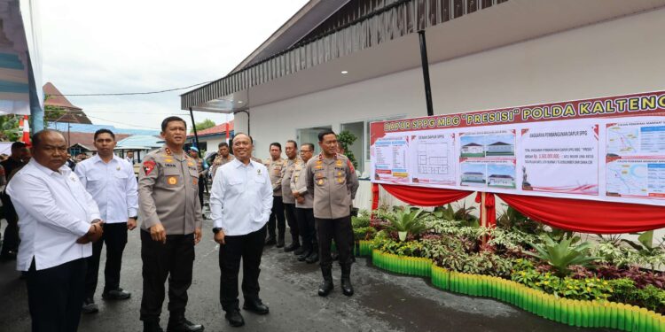 FOTO: MATAKALTENG - Peninjauan Dapur SPPG MBG Presisi di Polda Kalteng.