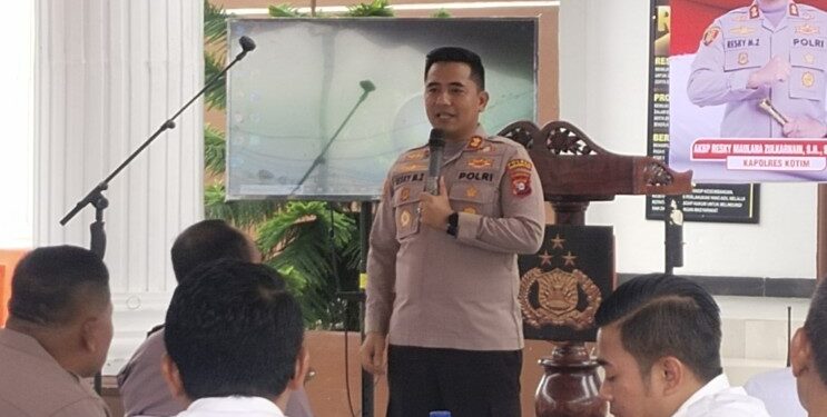 FOTO: AGUS/MATAKALTENG- Kapolres Kotim, AKBP Resky Maulana Zulkarnain.