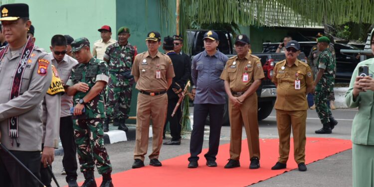 FOTO : OLIV/MATAKALTENG - Gubernur Kalteng Bersama Pangdam, Kapolda, dan Danrem Kunjungi Kodim 1013/Mtw.