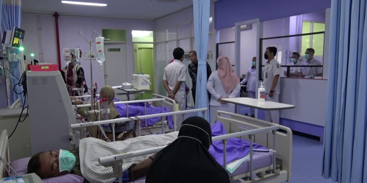 Foto:IST/MATA KALTENG - Visitasi layanan HD di RSUD dr Murjani Sampit, 24 Juli 2025.