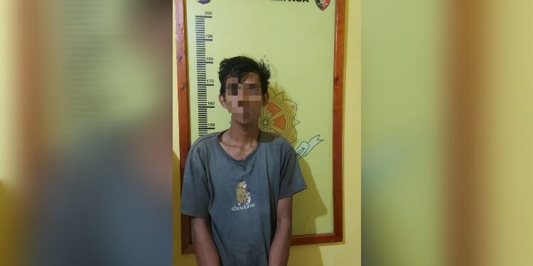 FOTO: IST/MATAKALTENG- pelaku pencurian yang diamankan oleh pihak kepolisian Polsek Cempaga beberapa waktu lalu.