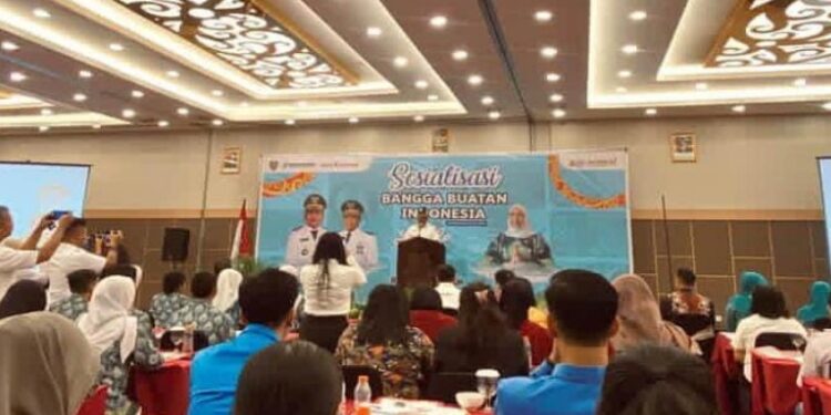 FOTO: IST/MATAKALTENG -Wakil Gubernur Kalimantan Tengah, Edy Pratowo saat menyampaikan sambutannya dalam kegiatan Sosialisasi BBI Tahun 2025.